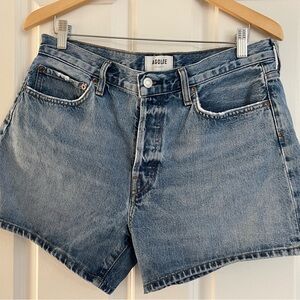 Agolde Classic Blue Jean Shorts